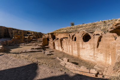 Artuklu, Mardin / Turkey, 2018年6月10日。古城市，马丁