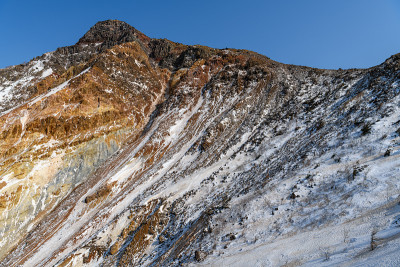 Mt.Kushigamine在春天