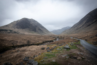 Glen Etive的景色