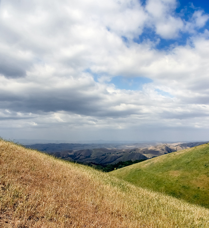 从Sunol Ohlone区域荒野景观