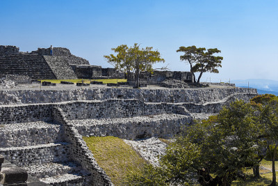 墨西哥莫雷洛斯的金字塔和考古遗址Xochicalco