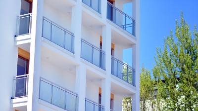 现代化的欧式住宅小区。