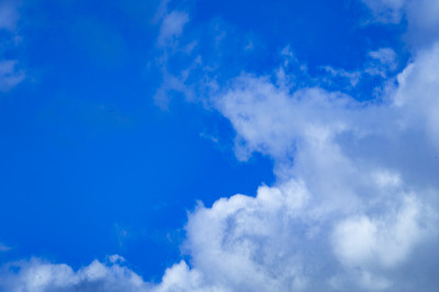 蓝色的天空