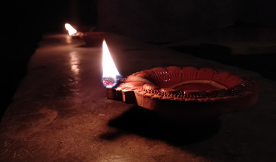排灯节的夜灯
