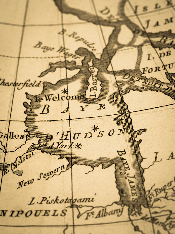 Old Map Canada·Hudson Bay