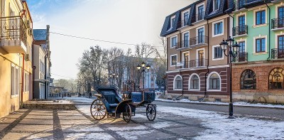 乌克兰Kamianets-Podilskyi老街