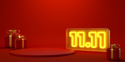 抽象的背景。模拟产品展示现场。三维渲染