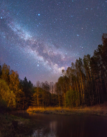 星夜的场景