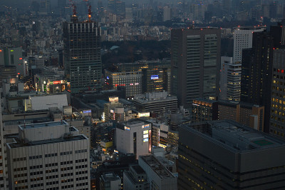 日本东京的天际线