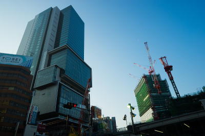 东京涩谷建筑区