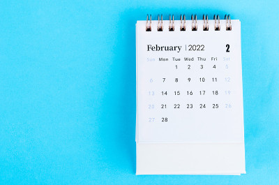 2022年2月日历