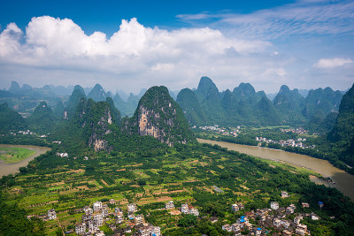 广西兴平喀斯特山地景观