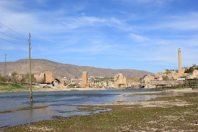 游览历史名城Hasankeyf。蝙蝠侠