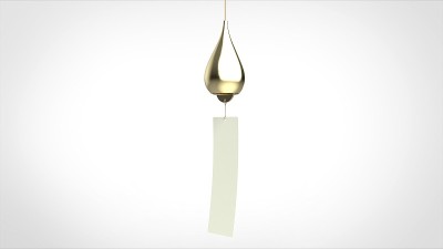风铃金3d渲染