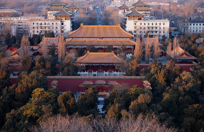 中国北京的故宫。