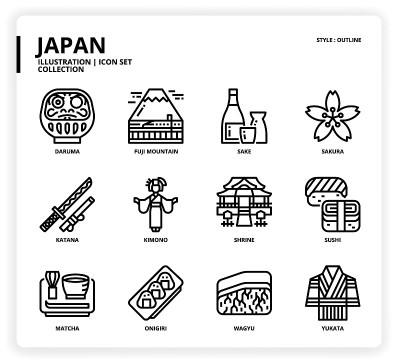 日本图标设置