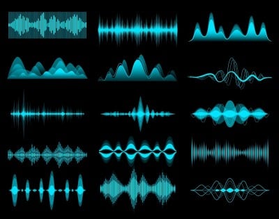 HUD音效音乐均衡器，音频波形接口