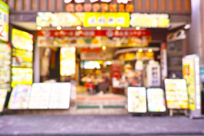 横滨唐人街风景(模糊材料)