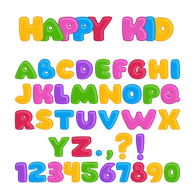 孩子字体