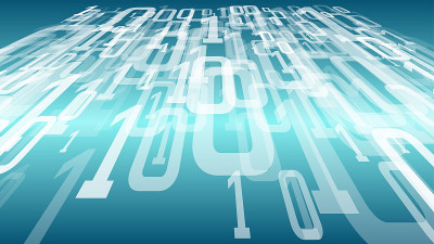 Data binary code algorithm, machine learning cyber