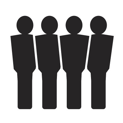 人口人物图标插图设计