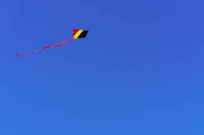 风筝在天空飞翔