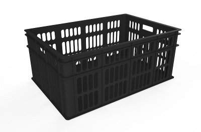 黑色塑料箱