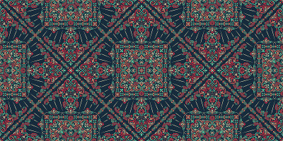 Seamless pattern based on ornament paisley Bandana