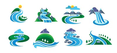 河流图标