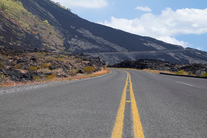 基拉韦厄火山的火山口路和Holei Pali链