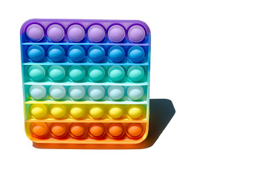 抗压力玩具Pop it fidget colorful