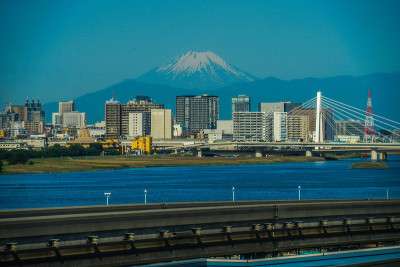 富士山与城市