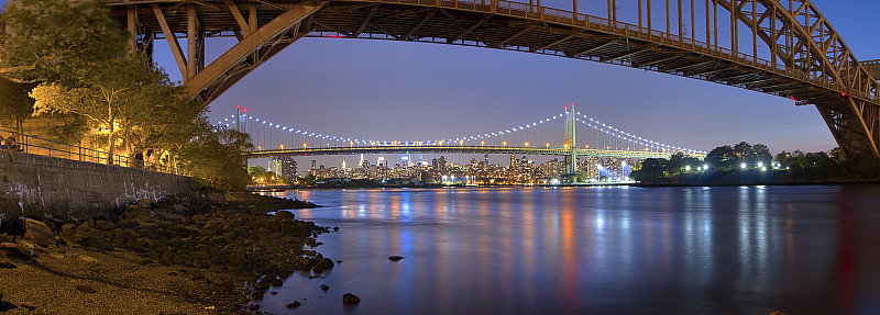 纽约市的夜景