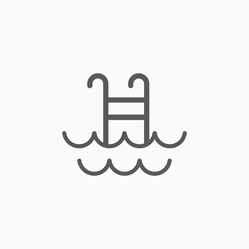 游泳池的图标