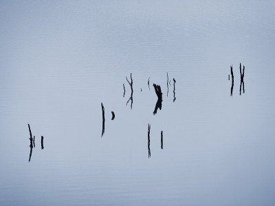 湖倒影