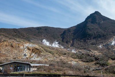 箱根的大浪谷硫磺山