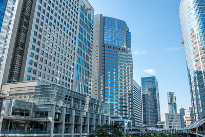 东京品川站前的建筑物/港区