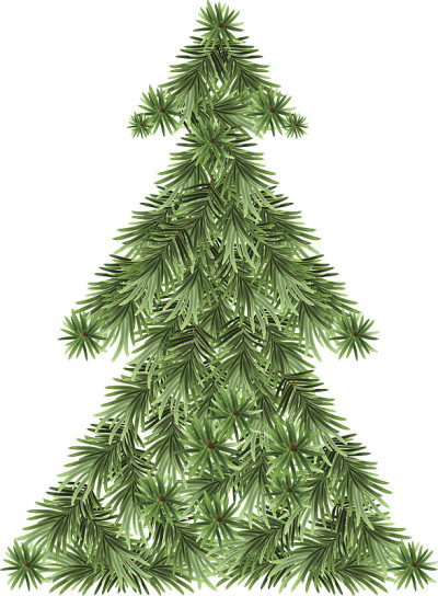 圣诞节的松树