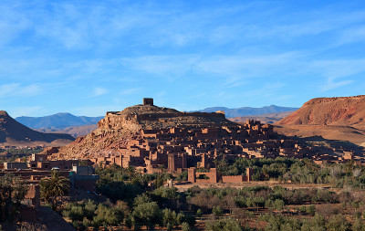 摩洛哥的Benhaddou Casbah报道