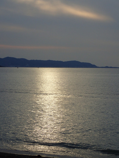 在日本Tateyama /千叶,日落
