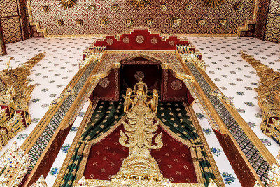 泰国曼谷罗康寺入口金佛(钟庙)