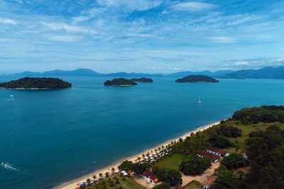 Paraty，巴西里约热内卢鸟瞰图