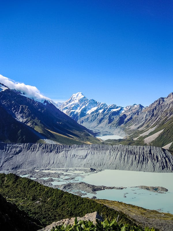 山库克国家公园风景，新西兰-股票形象