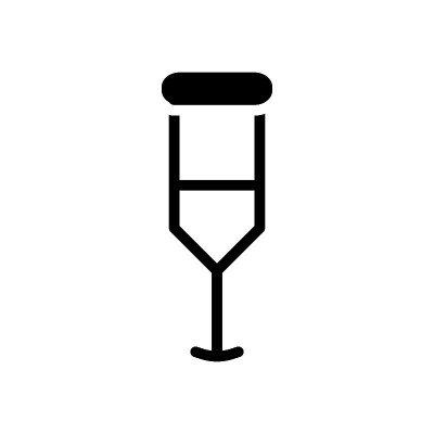拐杖字形图标