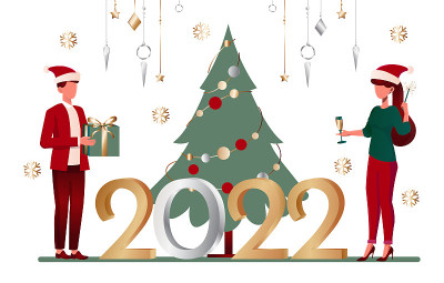 新的2022年向量