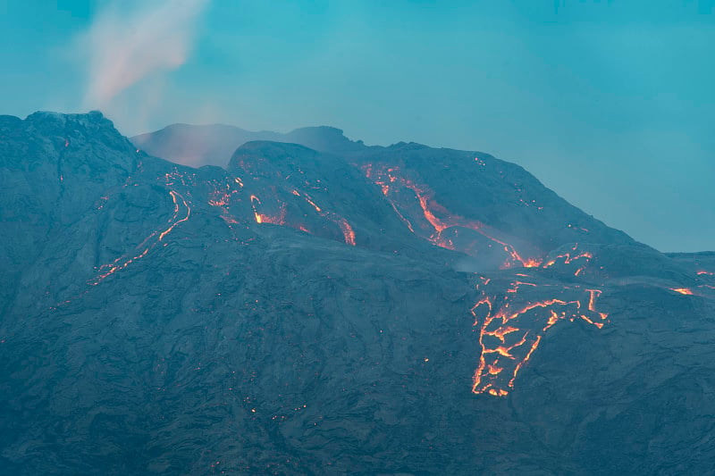 Grindavík，冰岛活火山火山口熔岩