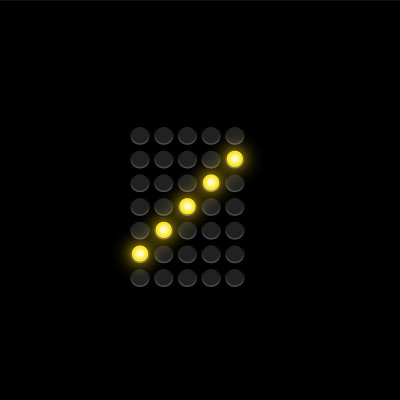 现实的数字记分牌字符，矢量插图
