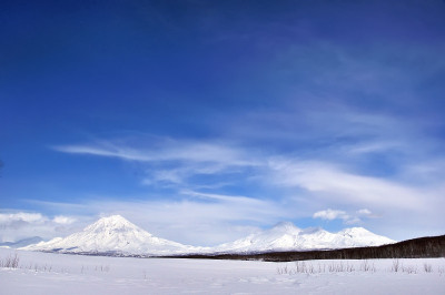 火山在俄罗斯
