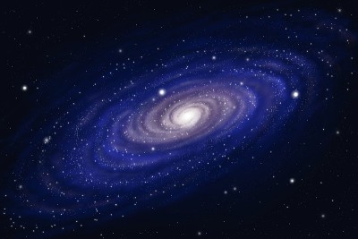 螺旋星系，银河系的图示