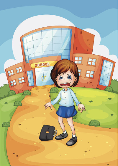 哭泣的学生
